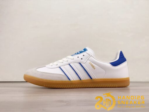 Giày Adidas Samba Flat White Lucid Blue IG2339