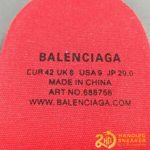 Giày Balenciaga Paris High 'Destroyed   Red' LIKE AUTH (10)