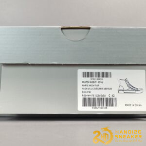 Giày Balenciaga Paris High 'Destroyed   Red' LIKE AUTH (2)