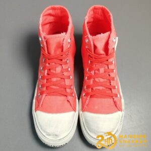 Giày Balenciaga Paris High 'Destroyed   Red' LIKE AUTH (8)
