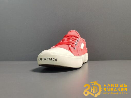 Giày Balenciaga Paris Low 'Destroyed   Red' LIKE AUTH (6)