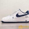 Giay LV X Nike Air Force 1 07 Low White Blue
