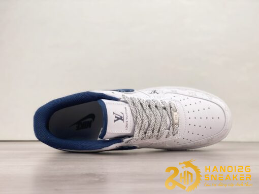 Giày LV X Nike Air Force 1 07 Low White Blue (6)