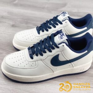 Giày Nike Air Force 1 07 Beige Dark Blue PA3035 068 (1)