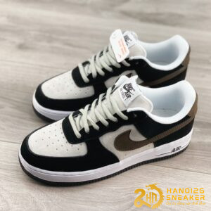 Giày Nike Air Force 1 07 Low Black White Brown HH3612 633 (1)