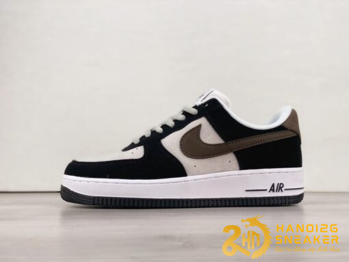 Giày Nike Air Force 1 07 Low Black White Brown HH3612 633