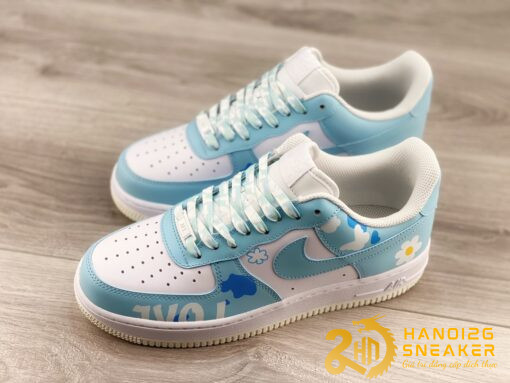 Giày Nike Air Force 1 07 Low Blue CW2288 661 (1)