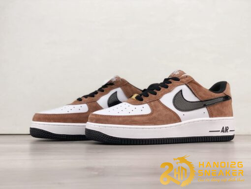 Giày Nike Air Force 1 07 Low Dark Brown DE0023 800 (4)