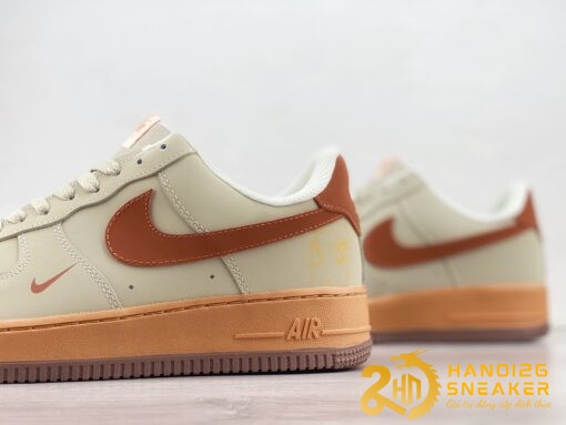 Giày Nike Air Force 1 07 Low Green Brown (3)