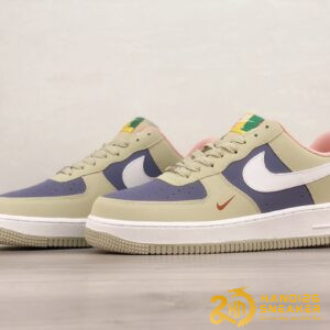 Giày Nike Air Force 1 07 Low Gucci Cream Blue Brown 315122 009 (2)