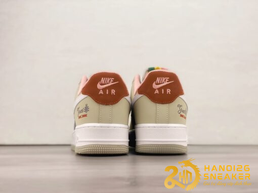 Giày Nike Air Force 1 07 Low Gucci Cream Blue Brown 315122 009 (8)