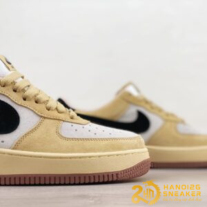Giày Nike Air Force 1 07 Low Light Gold White Black (3)