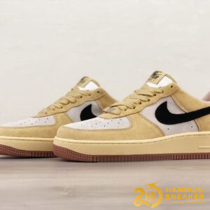 Giày Nike Air Force 1 07 Low Light Gold White Black (6)