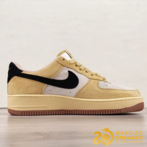 Giày Nike Air Force 1 07 Low Light Gold White Black (8)