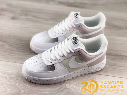 Giày Nike Air Force 1 07 Low Light Grey Pink White MM6023 536 (1)