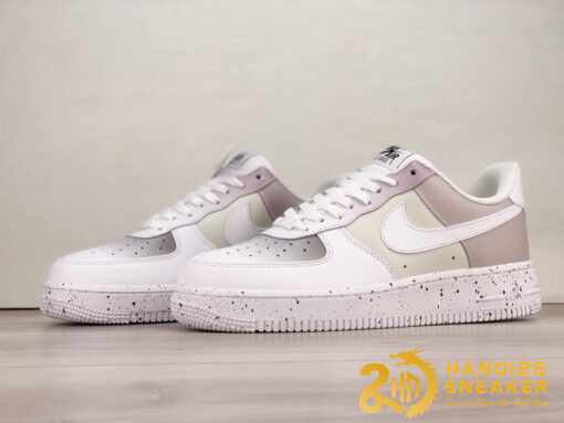 Giày Nike Air Force 1 07 Low Light Grey Pink White MM6023 536 (3)