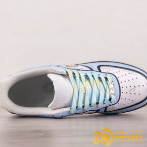 Giày Nike Air Force 1 07 Low White Blue Metallic Gold (5)