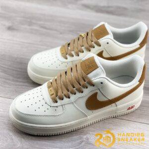Giày Nike Air Force 1 07 Low White Brown DQ7658 898 (1)