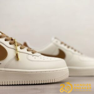 Giày Nike Air Force 1 07 Low White Brown DQ7658 898 (2)