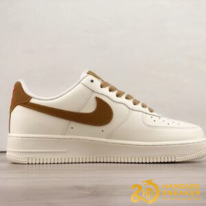 Giày Nike Air Force 1 07 Low White Brown DQ7658 898 (4)