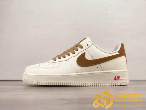 Giày Nike Air Force 1 07 Low White Brown DQ7658 898