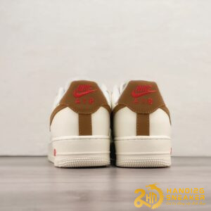 Giày Nike Air Force 1 07 Low White Brown DQ7658 898 (8)