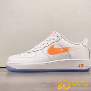 Giày Nike Air Force 1 07 Low White Orange Blue CO3363 362