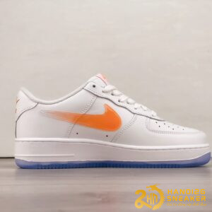 Giày Nike Air Force 1 07 Low White Orange Blue CO3363 362 (4)