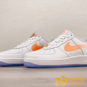 Giày Nike Air Force 1 07 Low White Orange Blue CO3363 362 (6)