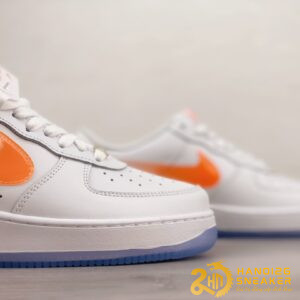 Giày Nike Air Force 1 07 Low White Orange Blue CO3363 362 (7)