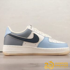 Giày Nike Air Force 1 07 Lv8 V2 Gray Blue Beige AA1366 401 (4)