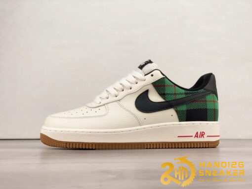 Giày Nike Air Force 1 Low 07 LX Plaid Pale Ivory Stadium Green