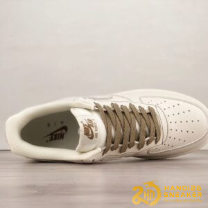 Giày Nike Air Force 1 Low 07 Leather Cream White Black (1)
