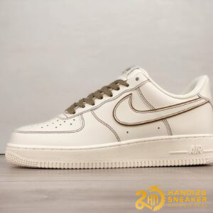 Giày Nike Air Force 1 Low 07 Leather Cream White Black