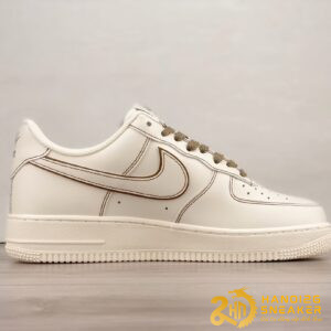 Giày Nike Air Force 1 Low 07 Leather Cream White Black (5)