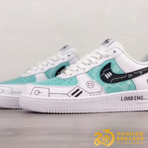 Giày Nike Air Force 1 Low PS5 Green White (5)