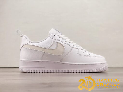 Giày Nike Air Force 1 Low Reflective Swoosh White Blue (7)