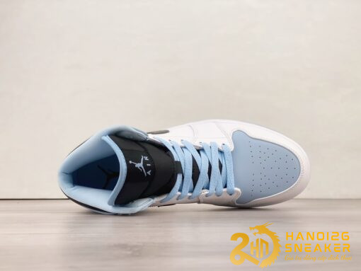 Giày Nike Air Jordan 1 Mid SE White Ice Blue (3)