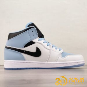 Giày Nike Air Jordan 1 Mid SE White Ice Blue (4)