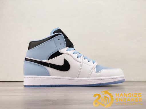 Giày Nike Air Jordan 1 Mid SE White Ice Blue (4)