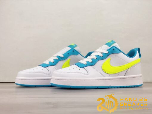 Giày Nike Court Borough Low 2 GS Summit White Volt (7)