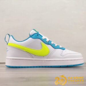 Giày Nike Court Borough Low 2 GS Summit White Volt (8)