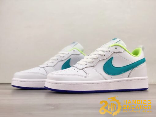 Giày Nike Court Borough Low 2 White Blue BQ5448 105 (4)