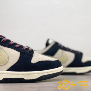 Giày Nike Dunk Low LX Black Suede Team Gold (3)