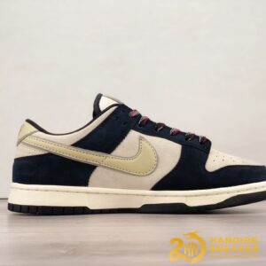 Giày Nike Dunk Low LX Black Suede Team Gold (5)
