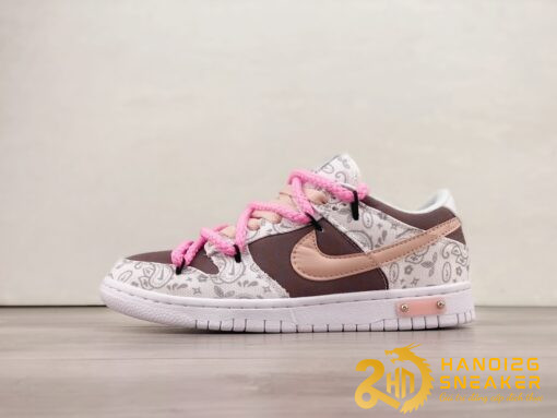 Giày Nike Dunk Low Pink White Paisley DJ9955 100