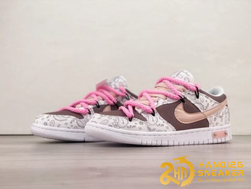 Giày Nike Dunk Low Pink White Paisley DJ9955 100 (8)