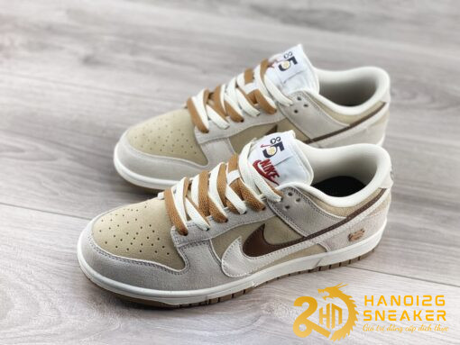 Giày Nike Dunk Low SE 85 Double Medium Curry Bear (1)