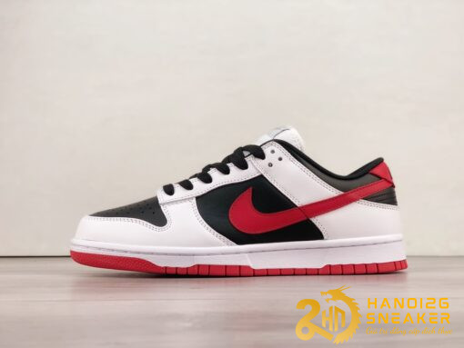 Giày Nike Dunk Low White Black Red FD9762 061