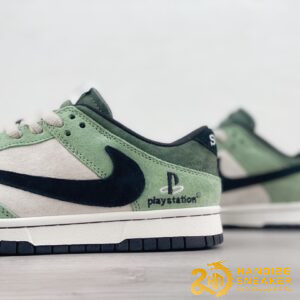 Giày Nike SB Dunk Low Playstatlon Green White Black (6)